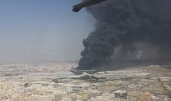 Fire engulfs Foster + Partners-designed High-Speed Rail station in Saudi Arabia