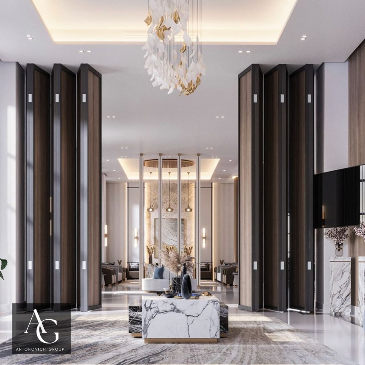 Elegant Interior Design and Fit-Out for Villa | Luxury Antonovich ...