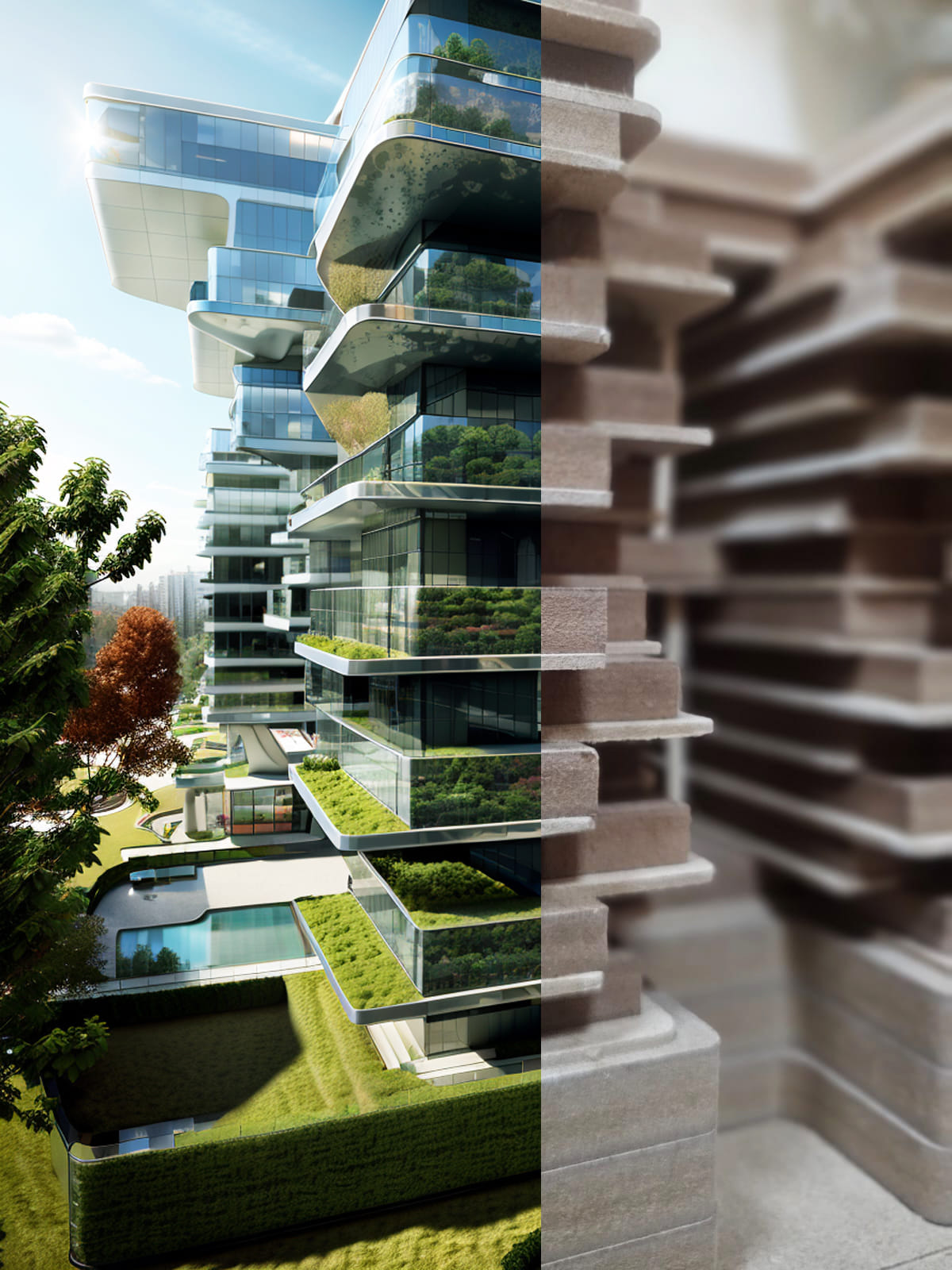 Illustration of Sustainable Apartment Building Codes 2023