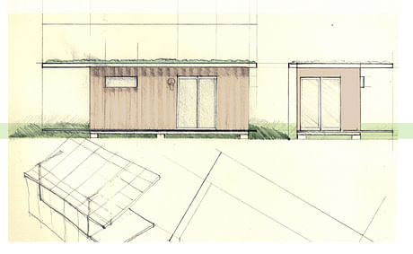 shipping container sketchitecture