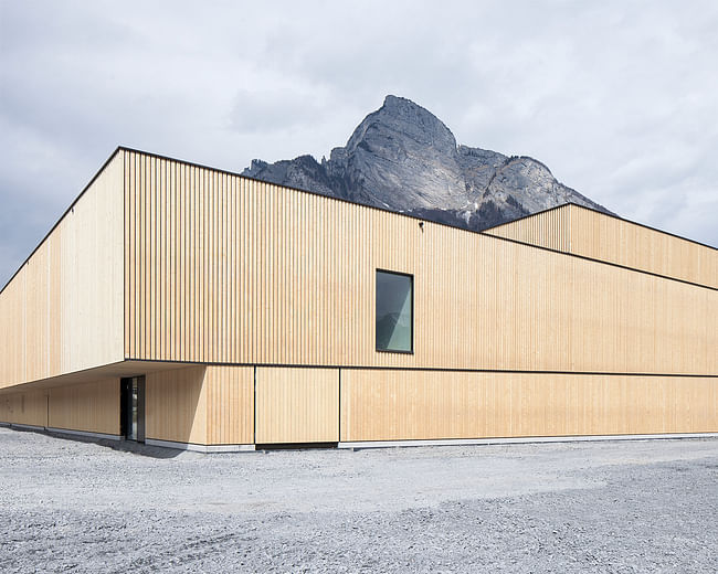 Sport Center Sargans, Sargans, Switzerland, Blue Architects and Ruprecht Architekten. Photo credit: entrant of the 2014 Wood Design Awards.