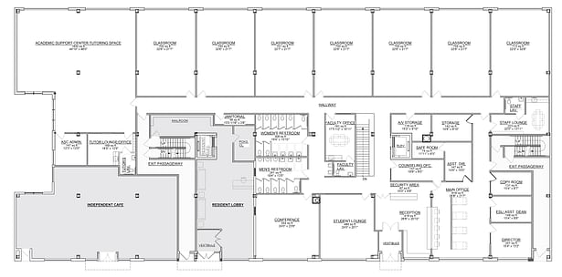 Layout of First Floor