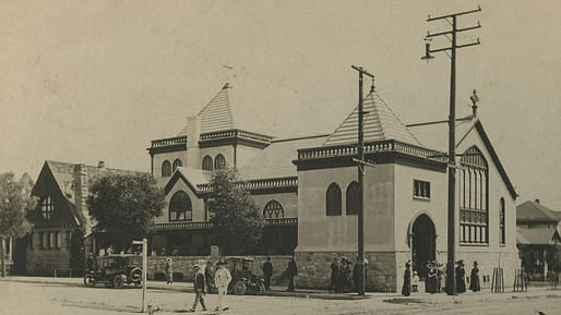 The Church of the Epiphany in Lincoln Heights, shown here in the 1920s, was built in the late 1880s. (Escher GuneWardena / Church of the Epiphany). Photo via LA Times.