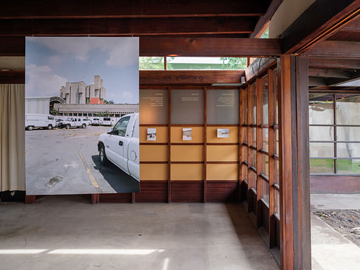 Installation view. Zara Pfeifer, “El Archivo”, 2022. Photo: Taiyo Watanabe, courtesy of MAK Center for Art and Architecture.