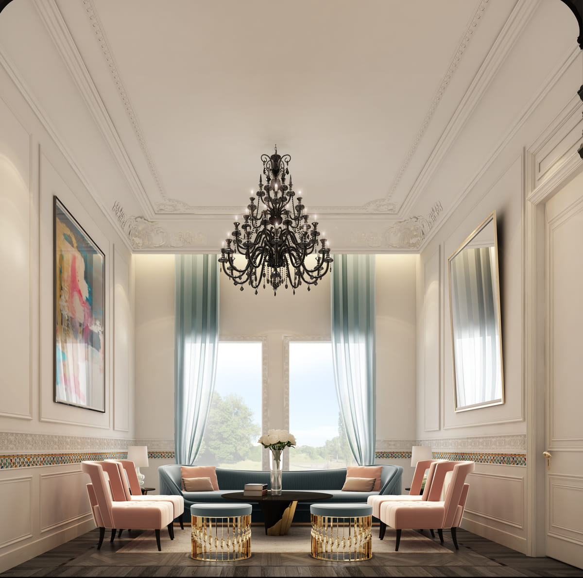 Trendy and Timeless Sitting Room Design IONS DESIGN Archinect