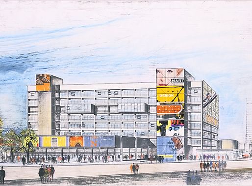 Design for competition for Elephant & Castle. Image: RIBA Collections.