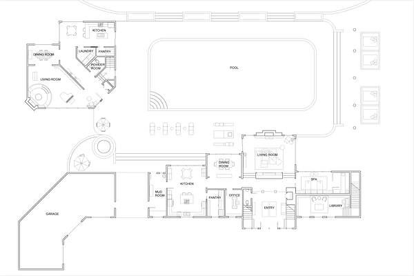 Ground level floor plan