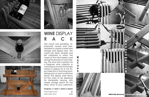 REuse Project: Wine Display Rack