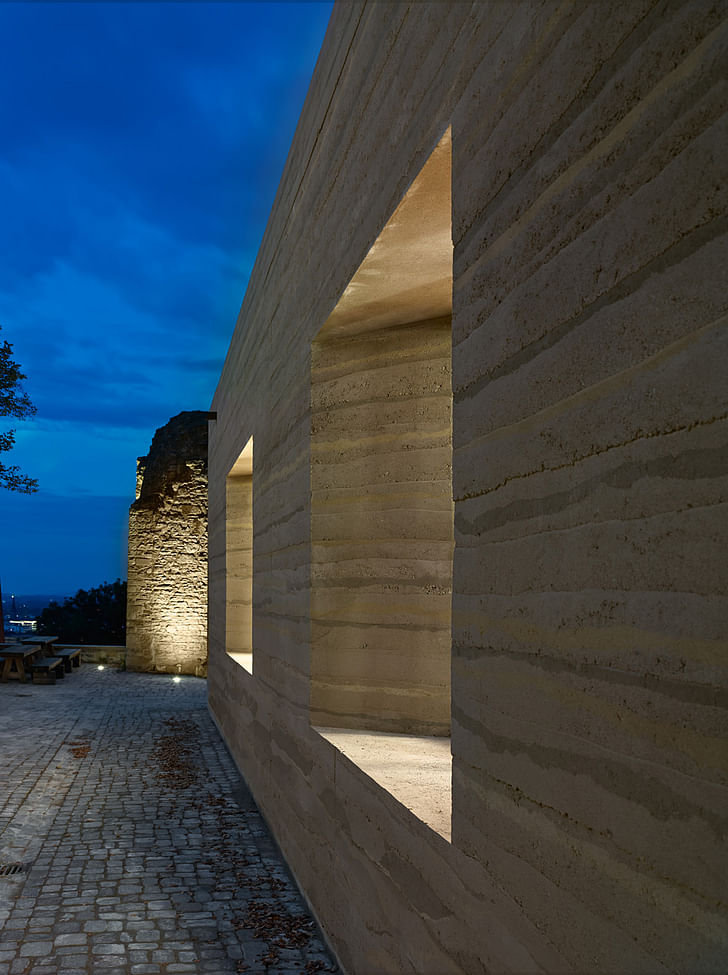 View from north-west, flanked by the historical ruins. © Stefan Müller