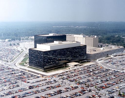 Headquarters of the NSA at Fort Meade, Maryland. (Photo via Wikimedia Commons)