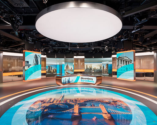 Bloomberg television studio. Photo: James Newton.