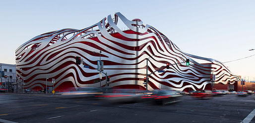 The American Architecture Award-winning Petersen Museum. Image: Petersen Automotive Museum.