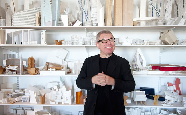 In the context of a recent exhibition, Daniel Libeskind talked with architectural historian Gillian Darley on issues of memory and trauma in regards to architecture. Credit: Studio Libeskind