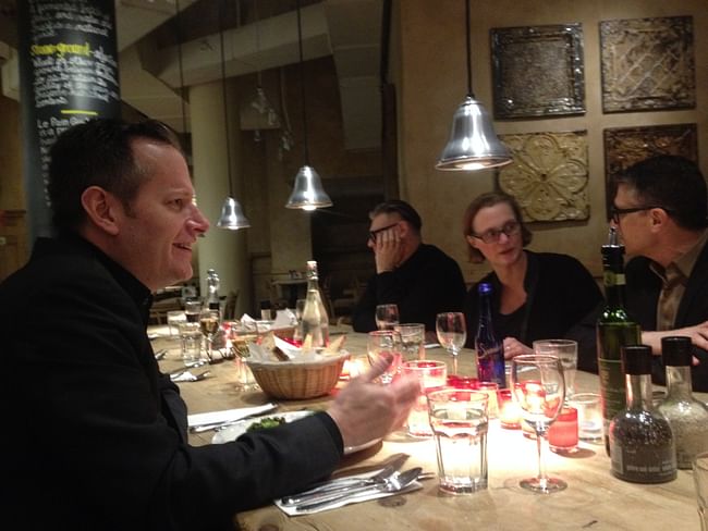 Dinner at Le Pain Quotidian. Photo credit: Ayesha Ghosh.