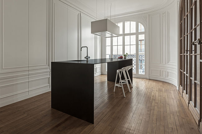 invisible kitchen in Paris, France by i29 interior architects