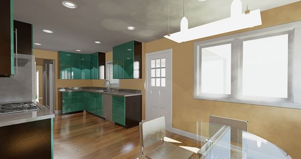 Kitchen Rendering (Revit and 3d Max)