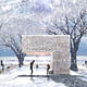 'Metal Maple by LATITUDE for the Chicago Lakefront Kiosk competition. Image © LATITUDE.