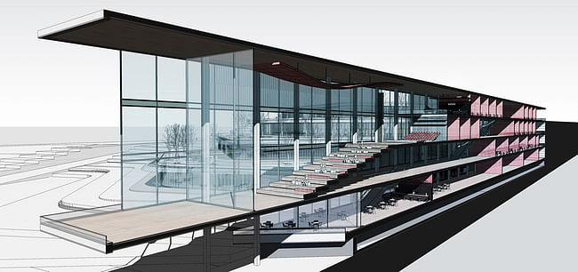 SECTION PERSPECTIVE - Image Courtesy of ONZ Architects