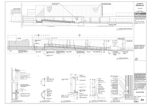 Elevations and details