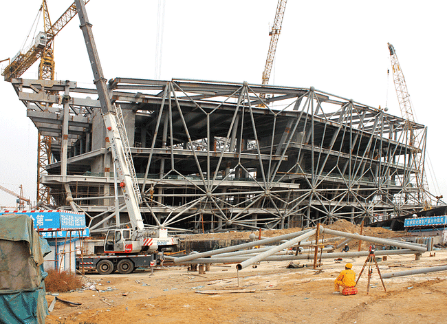 The geometric structure of the Datong Library. Credit: Preston Scott Cohen