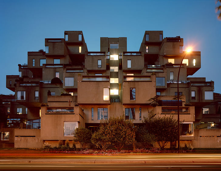 Montreal 1967 World's Fair, 'Man and His World,' Habitat ’67, Night View, 2012 © JADE DOSKOW