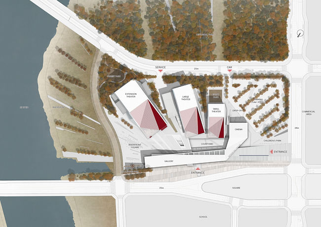 Site plan (Image: H Architecture & Haeahn Architecture)