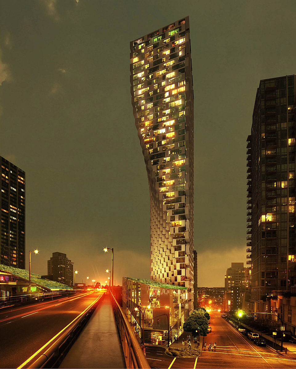 BIG's 490-foot-tall Beach and Howe Tower for Vancouver