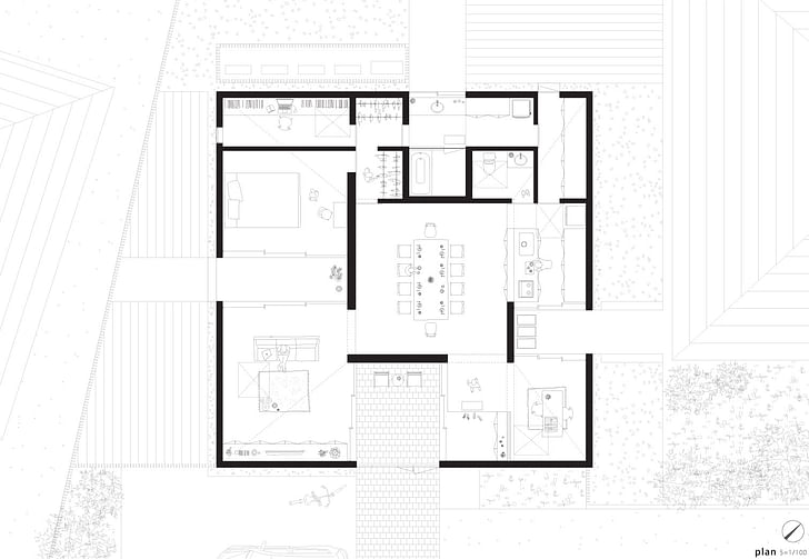 Floor plan (Image: Kazuya Saito Architects)