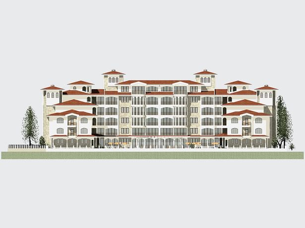 Complex of Holiday Apartments 'Chateau Del Mar' - Elevation