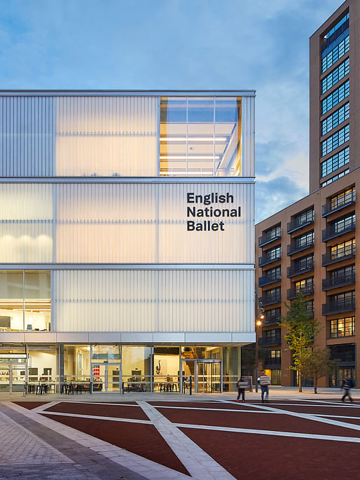 RIBA London Building of the Year 2021: English National Ballet by Glenn Howells Architects © Al Crow