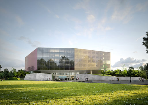 Palais de Justice courthouse in Lille. Image © OMA / ArtefactoryLab
