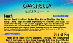Coachella lineup created by a neural network generates new designers