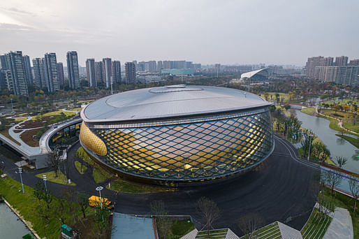 Hybrid Stadium in Hangzhou, China by Archi-Tectonics. Image: © Archi-Tectonics