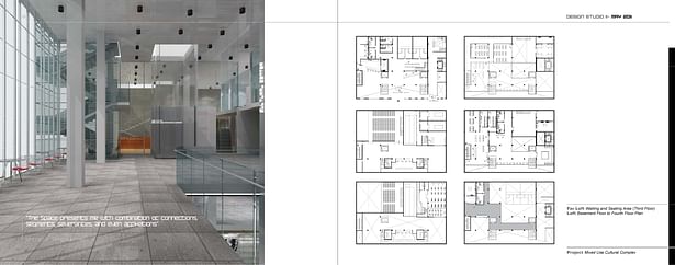 Design Page II- Floor Plans & Waiting and Seating Area (Third Floor)
