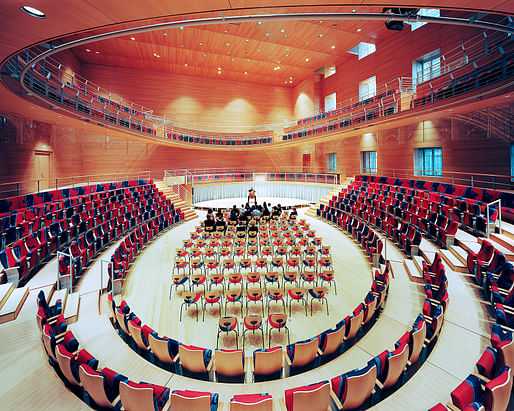 Pierre Boulez Saal in der Barenboim-Said Akademie, Berlin by Gehry Partner / Rw+ / Hg Merz. Image: Volker Kreidler. 