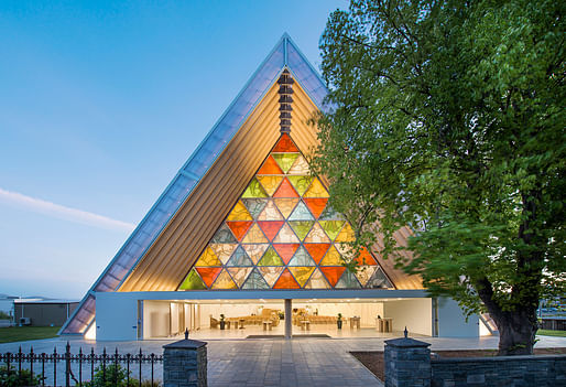 Cardboard Cathedral in Christchurch, NZ by Shigeru Ban Architects. Photo: Stephen Goodenough