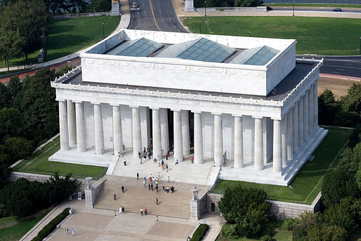 Aerial view of the Lincoln Memorial in Washington, D.C. Image © Carol M. Highsmith, Wikimedia Commons