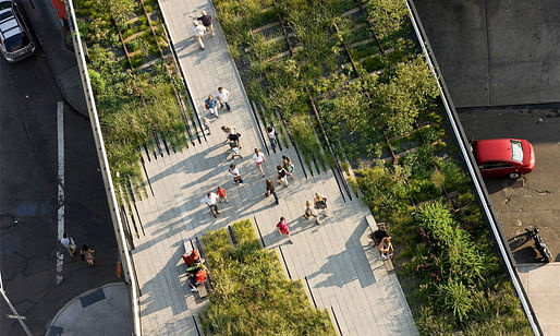 The High Line. Photo: Iwan Baan, image courtesy of Friends of the High Line.