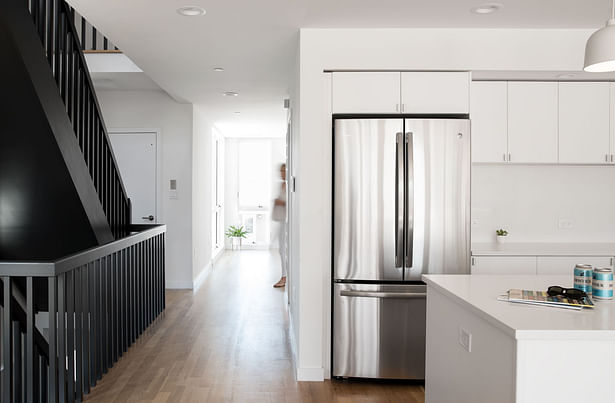 Long Island Modern Beach House Kitchen Interior Design