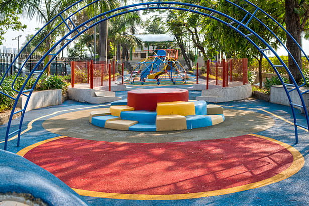 Spacious 5,500 sq. ft. Children's Play Area.