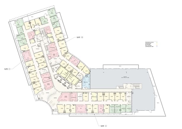 Third Floor - Space planning & layout