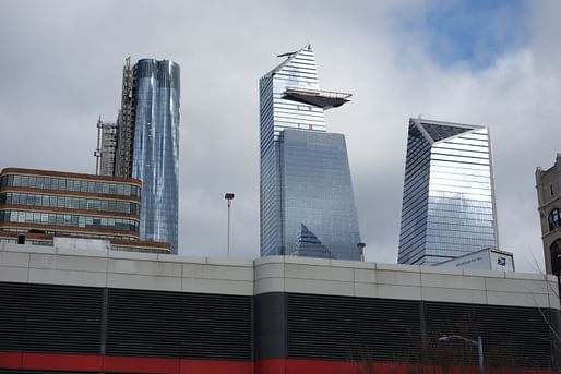 View of Hudson Yards. Image courtesy of Wikimedia user Tdorante10.