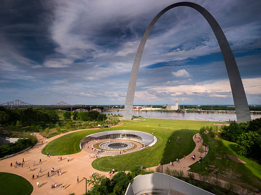The new Gateway Arch Museum in St. Louis. Photo courtesy of Cooper Robertson.