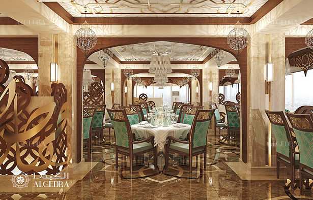 Restaurant interior decoration