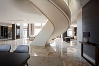 22Carat Penthouse, Palm Jumairah, Dubai - helical stairs
