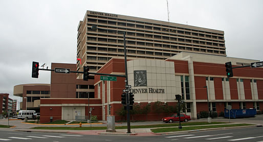 View of Denver Health Medical Center, where an abandoned building is being converted to senior housing. Image courtesy of Flickr user Jeffrey Beall. 
