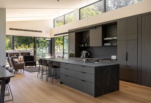 Lake Hayes Home, Queenstown, by Ben Hudson Architects - kitchen joinery