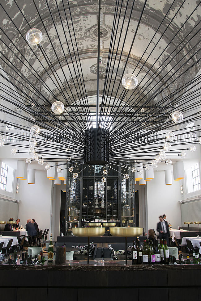The Jane Restaurant in Antwerp, Belgium by Piet Boon architects; Lighting Designer & Manufacturing: PSLab