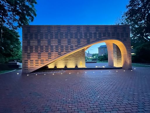 Winner in the 2022 Brick in Architecture Awards in the Educational (Higher Education) category: Memorial to the Enslaved in Williamsburg, Virginia by Baskervill. Image courtesy BIA