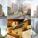 Architecture at Zero 2013 winners, clockwise from top left: Living in Flux, Catalyst SF, Prime Cut, Tetris Block, Folium, and NZ+ Beyond Net Zero Energy 